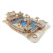 Woodcraft Dřevěné 3D puzzle Zahrady Suzhou