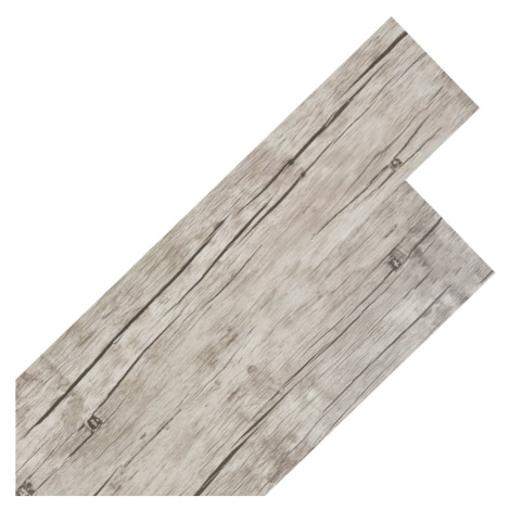 vidaXL Samolepící podlahová krytina PVC 5,02 m² 2 mm dub bělený