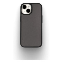 Lemory iPhone 15 kožený kryt s podporou MagSafe šedý