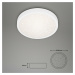BRILONER LED stropní svítidlo pr. 28 cm 18,5W 2000lm bílé BRILO 3048-016