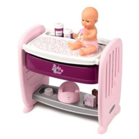 Smoby Postýlka k posteli s přebalovacím pultem Violette Baby Nurse 2v1