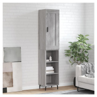 vidaXL Skříň highboard šedá sonoma 34,5 x 34 x 180 cm kompozitní dřevo