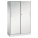 C+P Skříň s posuvnými dveřmi ASISTO, výška 1617 mm, šířka 1000 mm, světlá šedá/světlá šedá