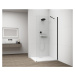 POLYSAN ESCA BLACK MATT jednodílná sprchová zástěna k instalaci ke stěně, sklo čiré, 700 ES1070-