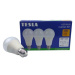 Tesla - LED žárovka BULB E27, 12W, 230V, 1521lm, 25 000h, 3000K teplá bílá 220st, 3 pack