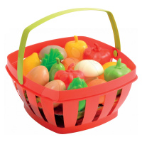 Écoiffier dětský košík s ovocem a zeleninou 966 červený