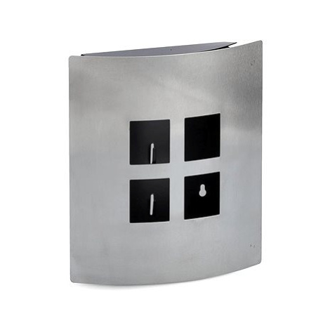 ZELLER Skříňka na klíče kov 22 × 6 × 24 cm