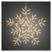 Exihand Sněhová vločka 4470-103, 90 LED teplá bílá s 8-mi funkcemi, průměr 58 cm