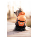Vsepropejska Cool fleecová mikina pro psa s kapsičkou Barva: Oranžovo-hnědá, Délka zad (cm): 29,