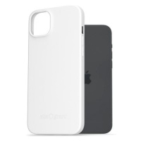 AlzaGuard Matte TPU Case pro iPhone 15 Plus bílý