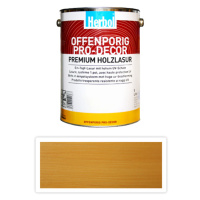 HERBOL Offenporig Pro Decor - univerzální lazura na dřevo 5 l Buk 1300