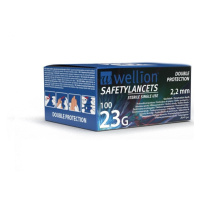 LANCETY WELLION SAFETY LANCETS 23G jednorázové bezpečnostní lancety 23G, 100 ks