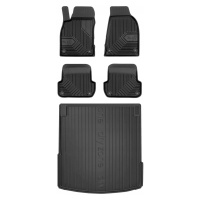 Set 77 Gumové autokoberce a rohož Audi A4 B7 Sedan 2004-2008