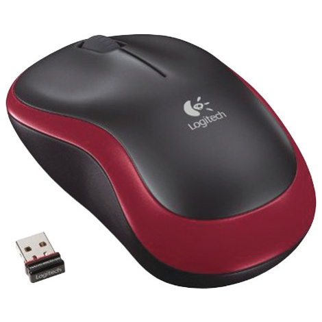 Myš bezdrátová LOGITECH M185 Red