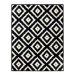 Hanse Home Kusový koberec Hamla 105477 Black Cream 120 × 170