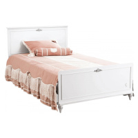 Studentská postel 120x200cm ema - bílá