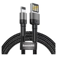 Kabel Lightning USB cable (reversible) Baseus Cafule 2.4A 1m (gray-black)