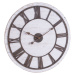 Estila Industriální nástěnné hodiny Portada ze dřeva a kovu 68cm