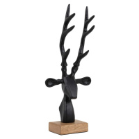 Kovová soška (výška 34 cm) Reindeer Head – PT LIVING