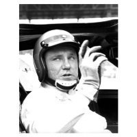 Fotografie Paul Hawkins in a ford GT40, 1965, 30 × 40 cm