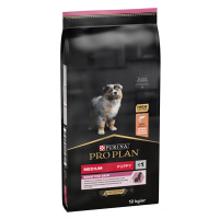 Pro Plan, 10 + 2 / 12 + 2 kg zdarma - Medium Puppy Sensitive Skin Optiderma (10 + 2 kg)