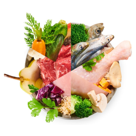 BiBi FOOD 14 denní mix - vařené psí jídlo, gramáž: 600 g