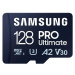 Samsung micro SDXC 128GB PRO Ultimate + USB adaptér MB-MY128SB/WW Černá