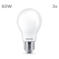 Philips Philips LED žárovka E27 7W 806lm 2700K matná 3ks