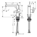 HANSGROHE Tecturis E Umyvadlová baterie s výpustí, CoolStart, EcoSmart, chrom 73023000