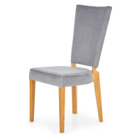 Jídelní židle RUAS dub medový/šedá