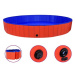 Shumee Skládací bazén pro psy červený PVC 300 × 40 cm