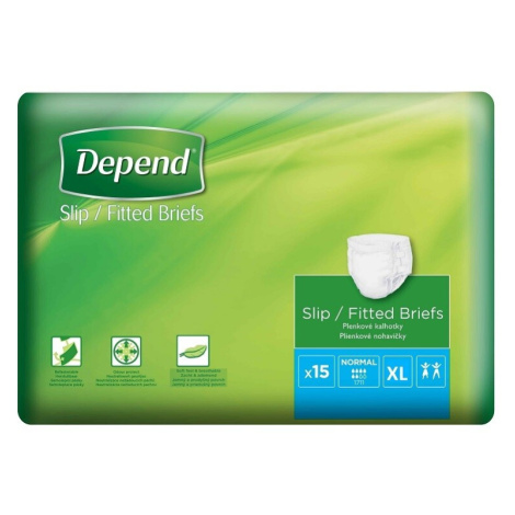 Depend Slip Normal inkontinenční kalhotky vel.XL 15ks Kimberly-Clark