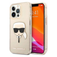 Kryt na iPhone 13 Karl Lagerfeld zlatý