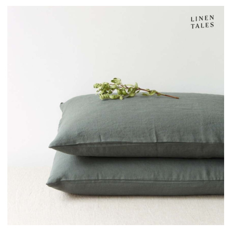 Lněný povlak na polštář 50x70 cm Forest Green – Linen Tales