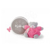 Kaloo plyšový medvídek Plume Chubby 18 cm 969562 růžový
