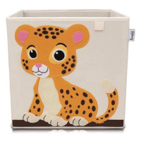 Lifeney Box úložný LEOPARD, 33 × 33 × 33 cm