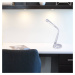 Globo LED stolní lampa Mitti, USB přípojka stříbrná/bílá