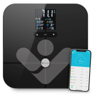 TrueLife FitScale W7 BT - Bioelektrická impedanční bluetooth váha - černá