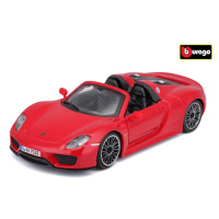 Bburago 1:24 Plus Porsche 918 Spyder Red,  W021274