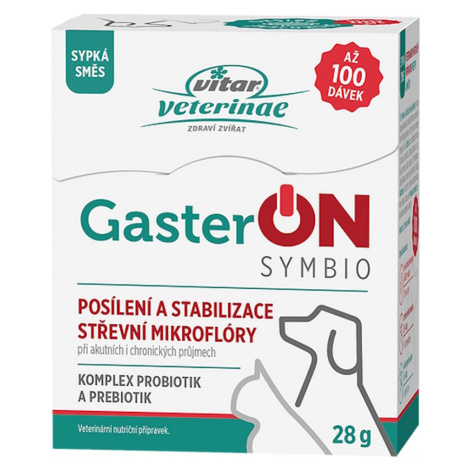 VITAR Veterinae GasterON Symbio Probiotika a prebiotika pro psy a kočky 28 g Vitar Veteriane