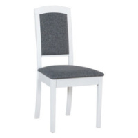 Jídelní židle ROMA 14 Tkanina 29B Bílá