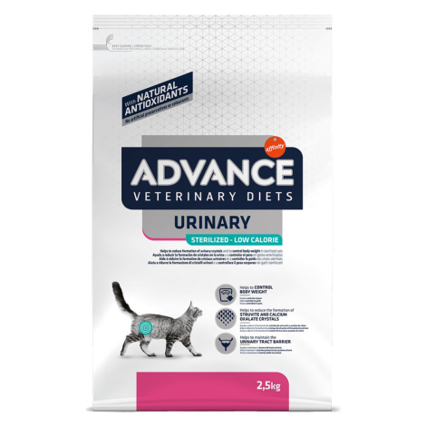 Advance Veterinary Diets Cat Urinary Sterilized Low Calorie - 2 x 2,5 kg Affinity Advance Veterinary Diets