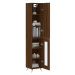 vidaXL Skříň highboard hnědý dub 34,5 x 34 x 180 cm kompozitní dřevo