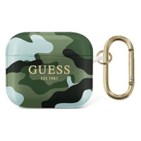 Guess GUA3UCAMA pouzdro na Airpods 3. Generace khaki Camo Collection