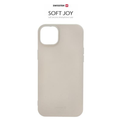 Zadní kryt Swissten Soft Joy pro Apple iPhone 15 Pro Max, kamenně šedá