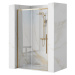 Sprchové dveře Rea SOLAR 120 cm zlaté