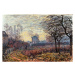 Obrazová reprodukce Landscape near Louveciennes, 1873, Alfred Sisley, 40 × 26.7 cm