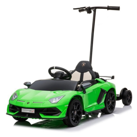 Zelená elektrická autíčka