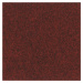 Metrážový koberec Omega Cfl 55189 červená, zátěžový - S obšitím cm