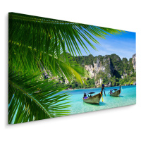 Plátno Tropický Záliv 100x70 cm